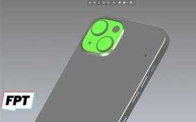 iPhone 13 CAD模型渲染图曝光 直角边框设计后摄变化巨大