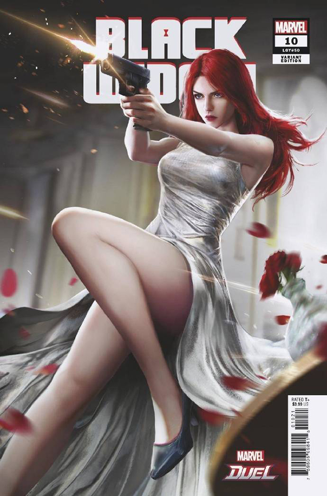 「黑寡妇」第十期“网易漫威游戏”系列变体封面公开，该系列封面将于8月陆续推出