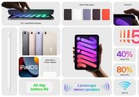 第六代iPad mini发布 处理器采用A15支持5G