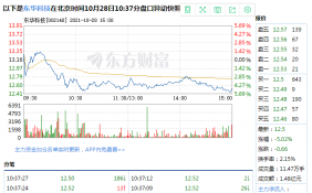 东华科技开拓锂电能源签32亿订单 10月28日股价盘中跌幅达5%
