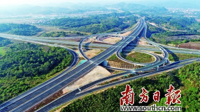 连通粤湘的交通大动脉——连州高速公路即将通车