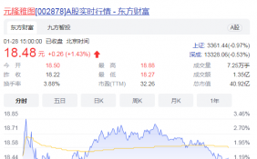 蹭上冰墩墩热点 元隆雅图股价迎来大涨